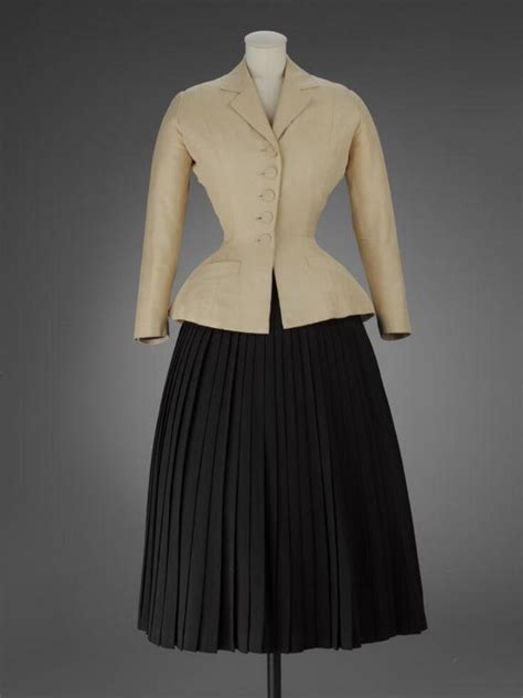 dior bar skirt suit